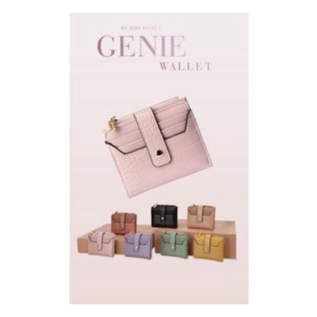 Genie wallet/tas wanita mini/dompet lipat/dompet terbaru kekinian/dompet wanita