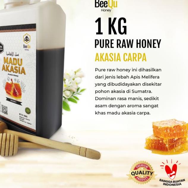

❉ Murni Asli Akasia Carva Carpa Riau 100% Pure Raw Honey - BeeQu Honey ✮