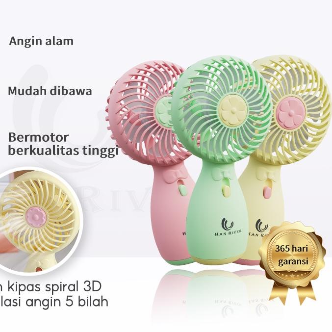 ♟ HAN RIVER KIPAS ANGIN MINI GENGGAM Cute / Kipas Lipat PORTABLE / Mini Fan ❀