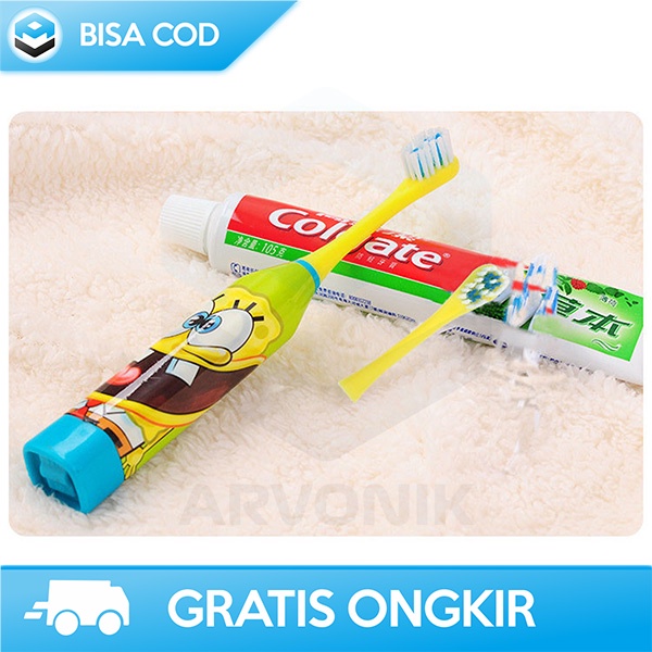 SIKAT GIGI ANAK-ANAK LEMBUT DESAIN KARTUN TOOTHBRUSH KIDS ULTRASOUND