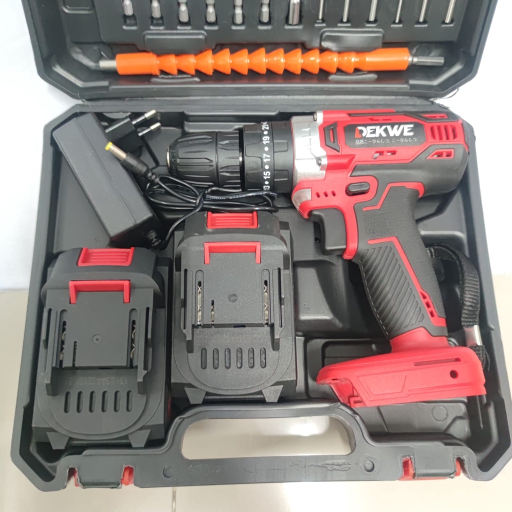 Dekwe DK1036 Bor Cordless Drill Bor Baterai 36v Impact Drill / Sunc 36v