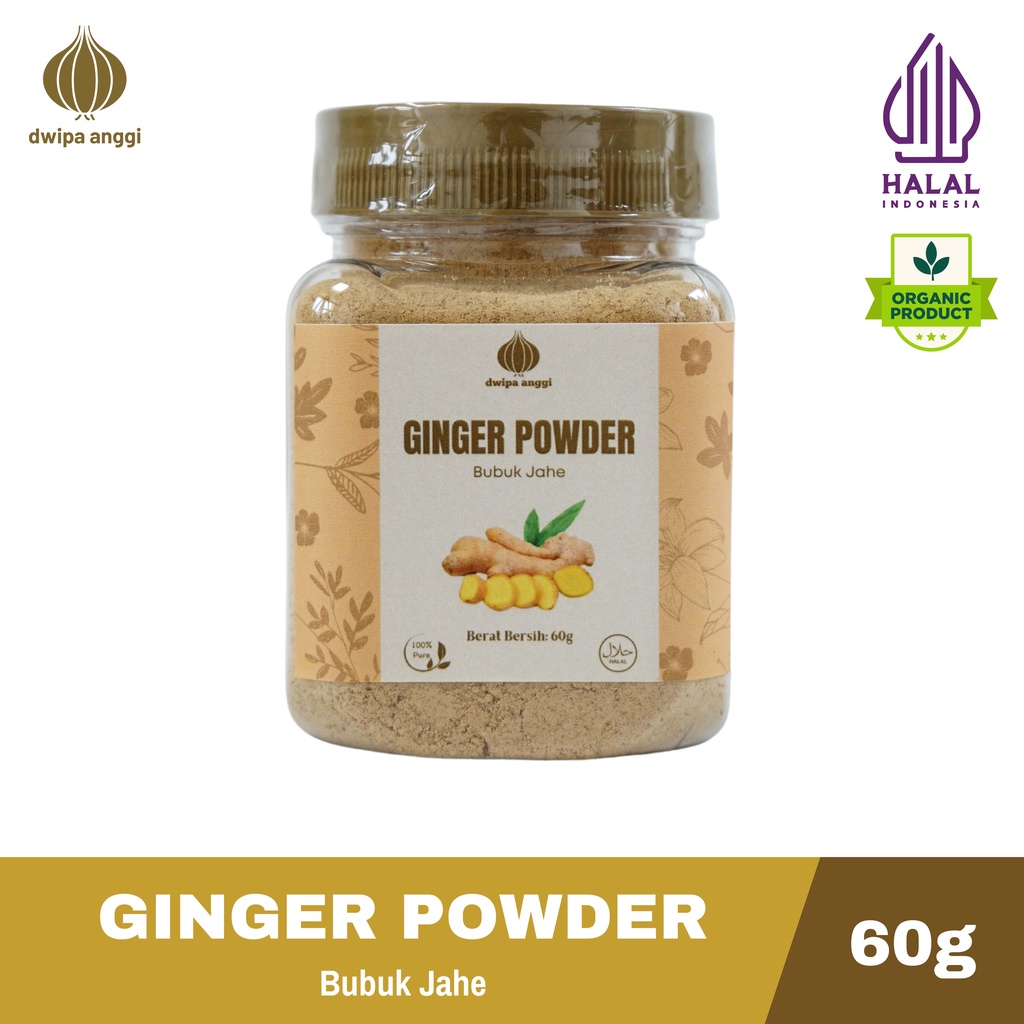 

Bubuk Jahe 60g | Ginger Powder | Bubuk Jahe Halus | Jahe Halus Premium