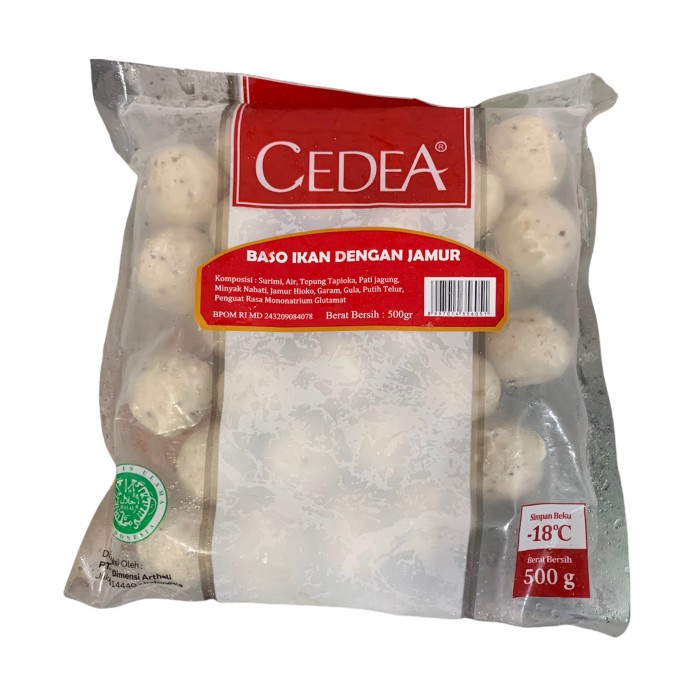 Cedea Baso Ikan dengan Jamur 500gr