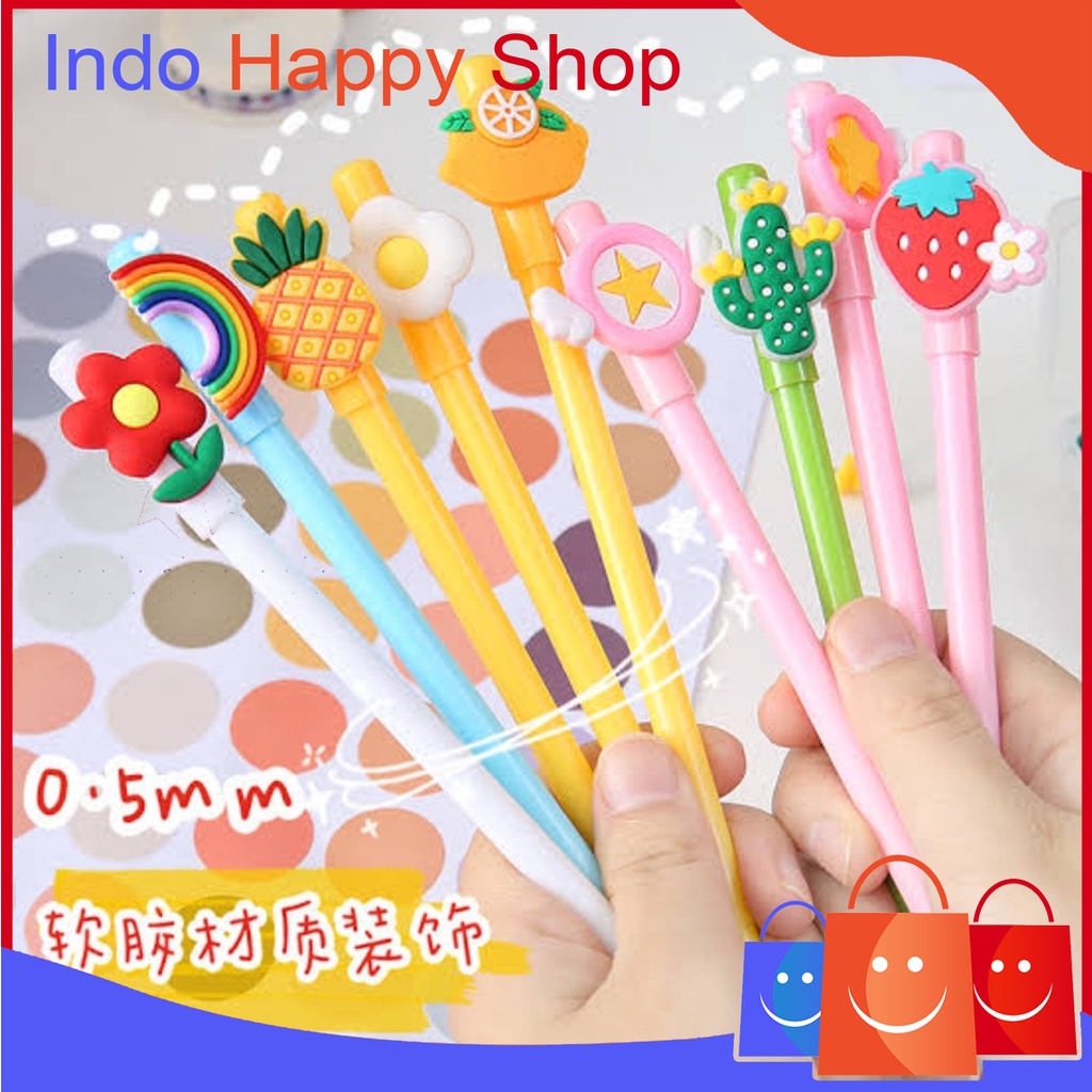 

Pulpen Karakter Buah Pena Gel Karakter Lucu Pen Cute Student Japanese ℍ 839