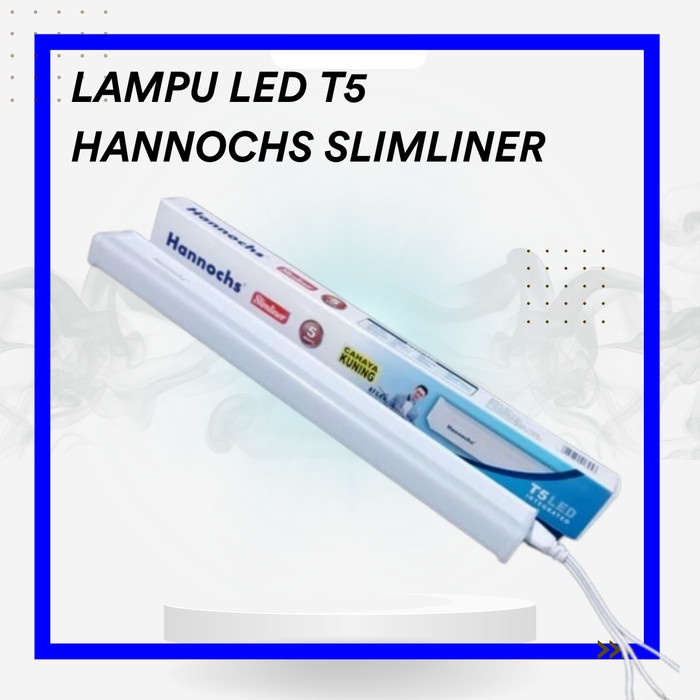 ,,,,,,,] Lampu Panjang Led Slimliner 5 8 10 12 14 16Watt Hannochs TL T5