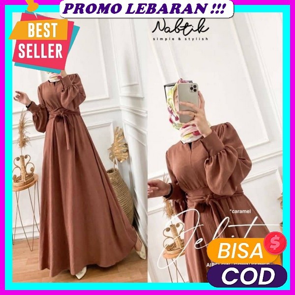 Baju Gamis Gamis Lebaran Wanita Perempuan Dress Mewah Gsmis Baju Muslimah Jumbo Premium Cewek Import