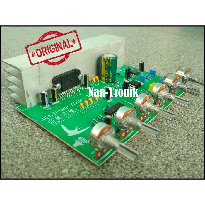Kit Power Amplifier Walet Plus Tone Control Kualitas Oke 