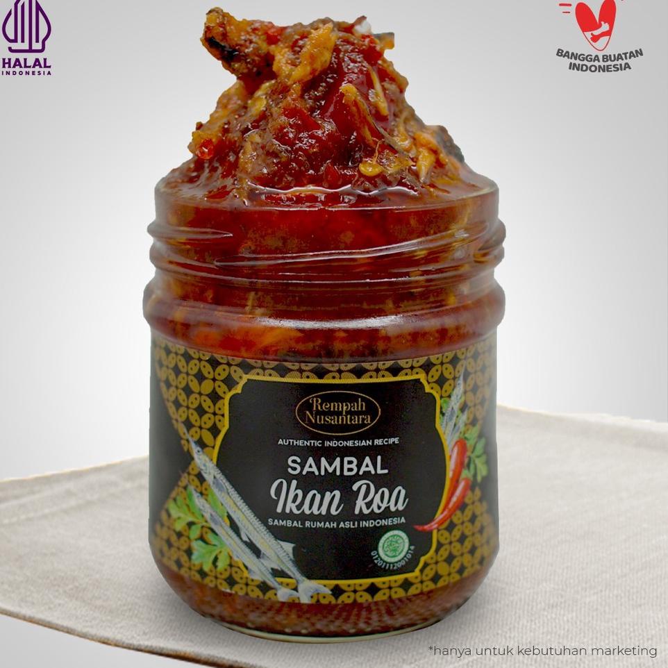 

Suplier1st Seriboe Rempah Nusantara Sambal Ikan Roa Asap Rempah Nusantara 120 Gram