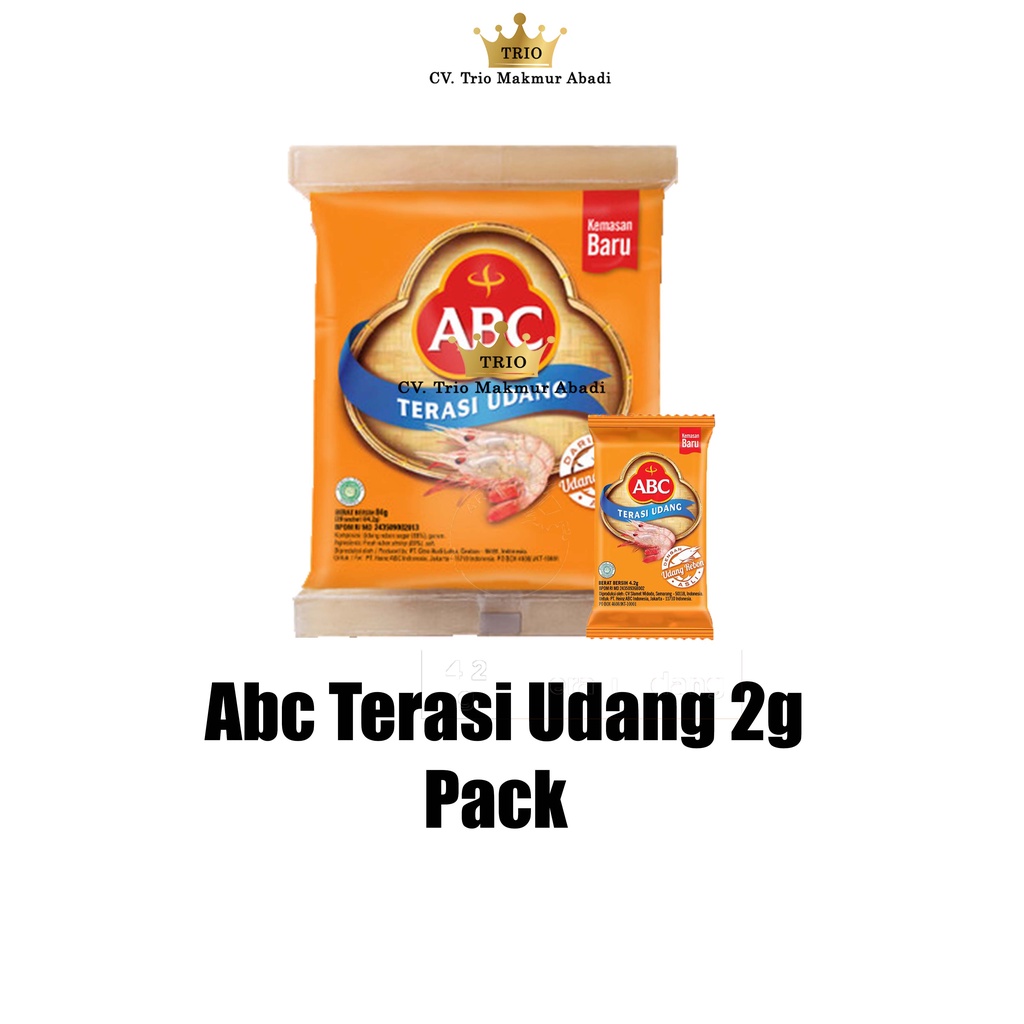 

Abc Terasi Udang 2g isi 20pcs