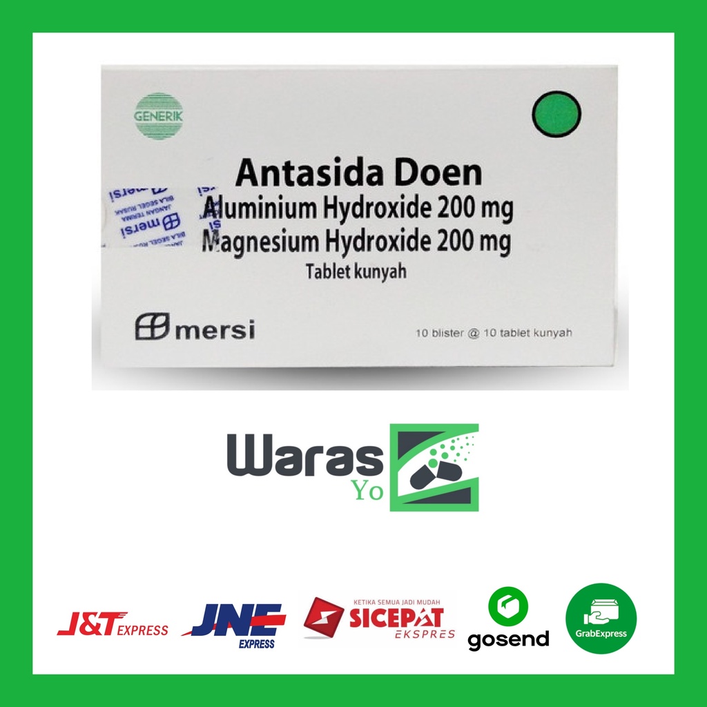 [SW] ANTASIDA DOEN MERSIFARMA BOX 100 TABLET / ANTASIDA DOEN MERSI BOX