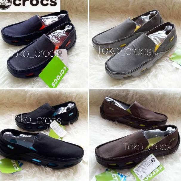 TERMURAH SEPATU pria / Sepatu Crocs tideline sport canvas Man / Crocs pria / best seller