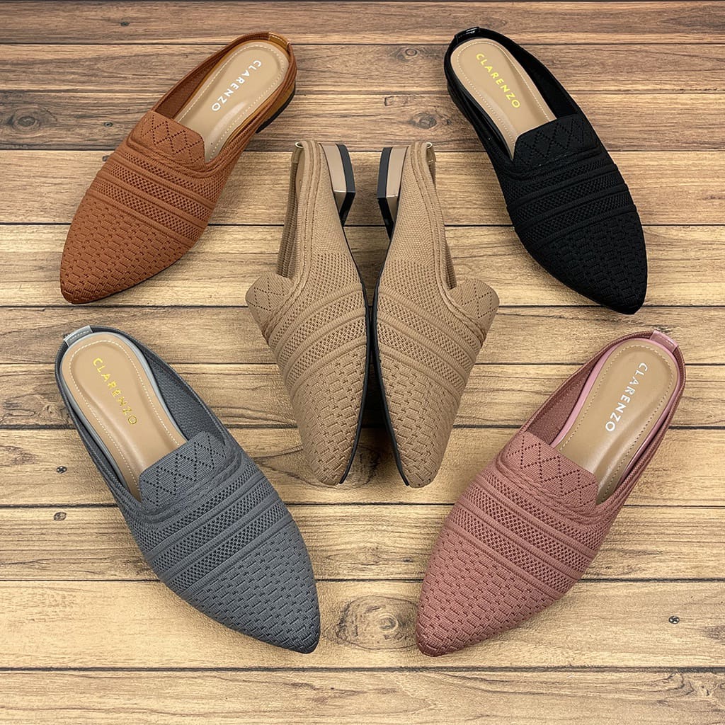 chy- sandal slop wanita terbaru rajut import