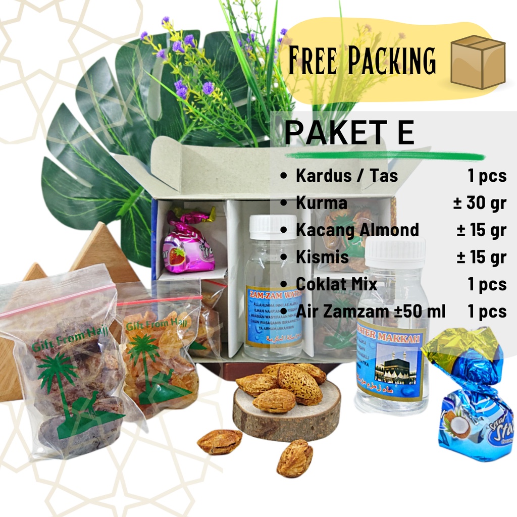 HAMPERS / PAKET OLEH OLEH HAJI DAN UMROH - PAKET E