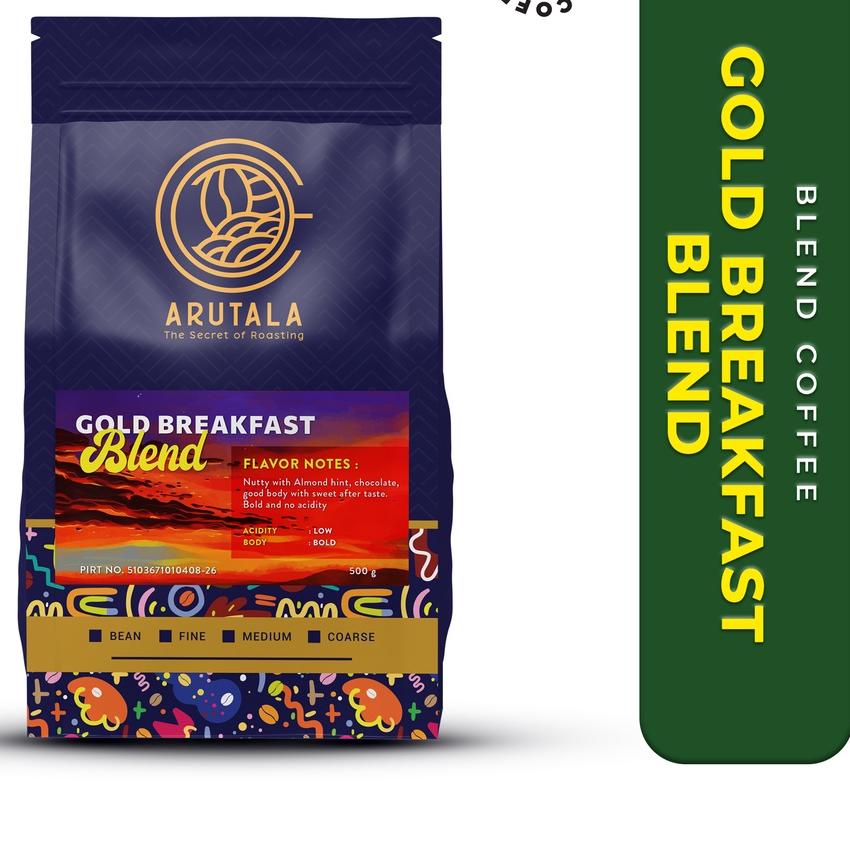 

❊ ARUTALA Kopi Gold Breakfast Blend 500 gram ♠