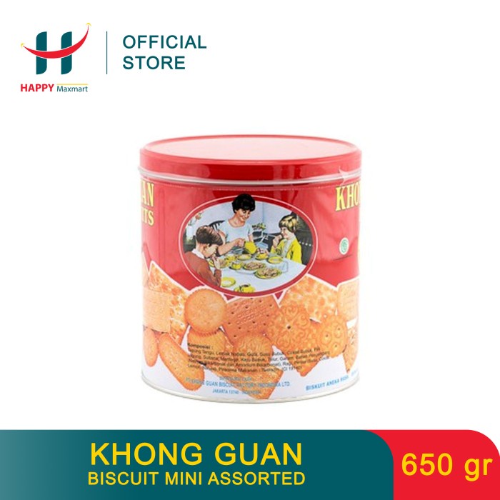 

KHONG GUAN Biscuit Mini Assorted 650 GR