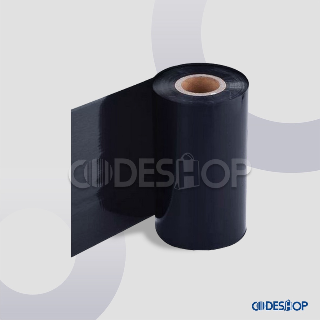 Ribbon Printer Barcode Wax Ressin 110 mm X 300 M CODESHOP - Single Core