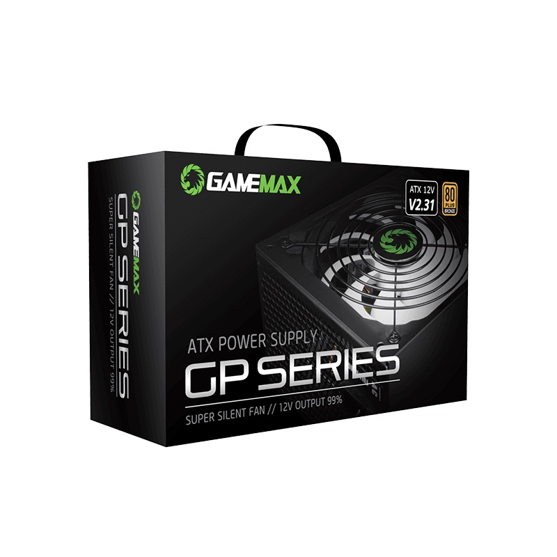 GameMax GP550 Power Supply 550w 80+ Bronze Internal PSU PC ATX