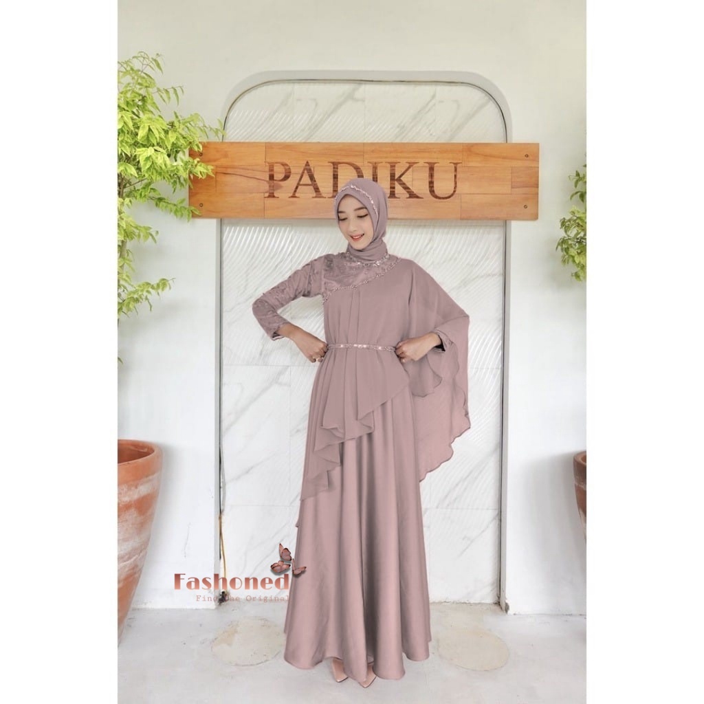 Riziya Dress Tile Brokat Kondangan Modern Warna Sage Green Millo Lave Bisa 10 Look Dress Wisuda Gaun Tunangan Gamis Remaja Muslimah Gamis Broklat Super Jumbo Xxxl LD 130CM Gamis Kondangan Cantik Dress Muslim Jumbo Gamis Lebaran Syar'i Outfit Bridesmaid