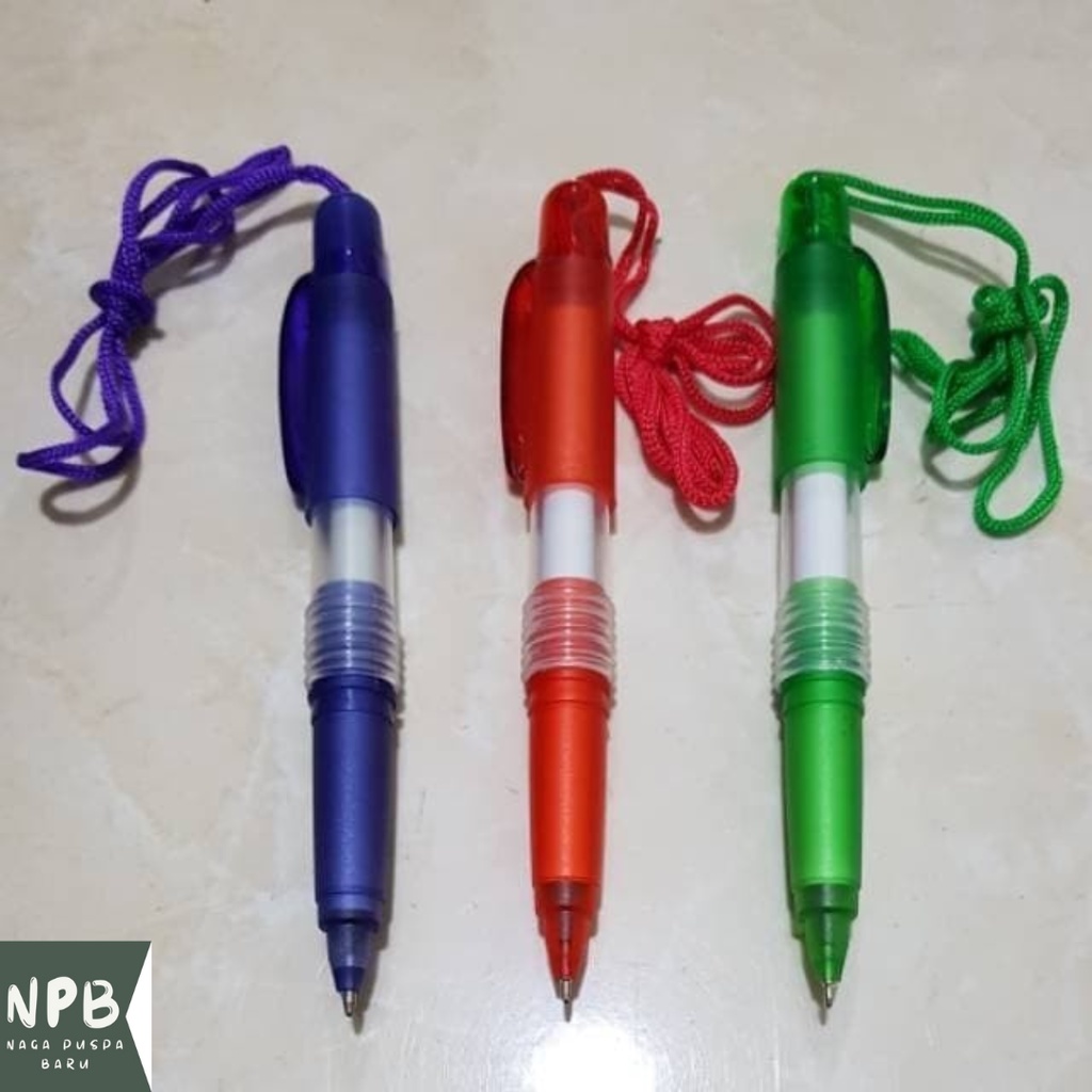 Pena Ada Tali Gantung-Pulpen Pakai Tali