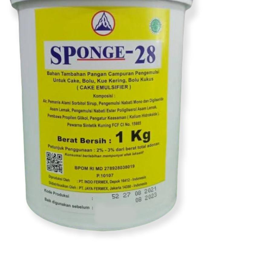 

♢ Sponge-28 SP Pengembang Kue 1Kg Cake Emulsifier ❋