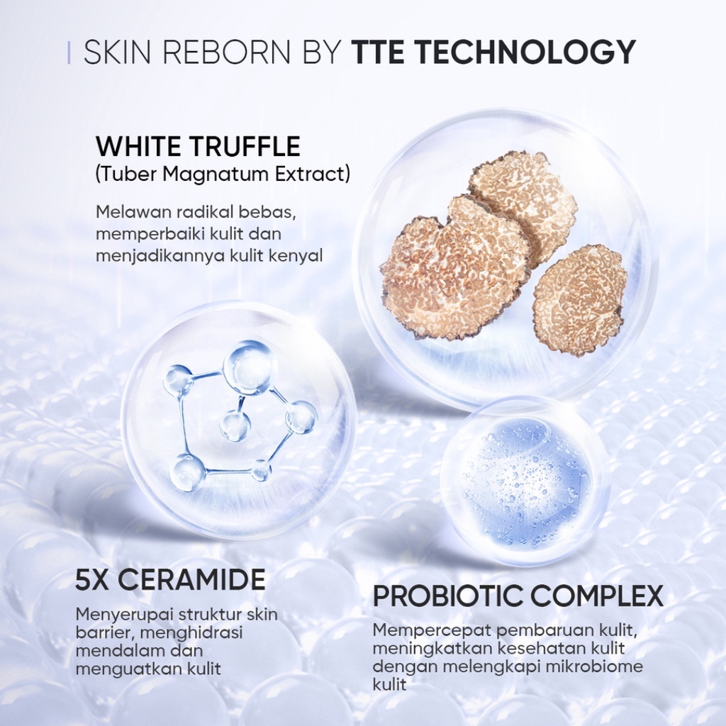 SKINTIFIC Truffle Biome Skin Reborn Cream Gel Moisturizer (30g &amp;50g) with 5X Ceramide Repair Skin for Redness / Dryness / Irritation skin