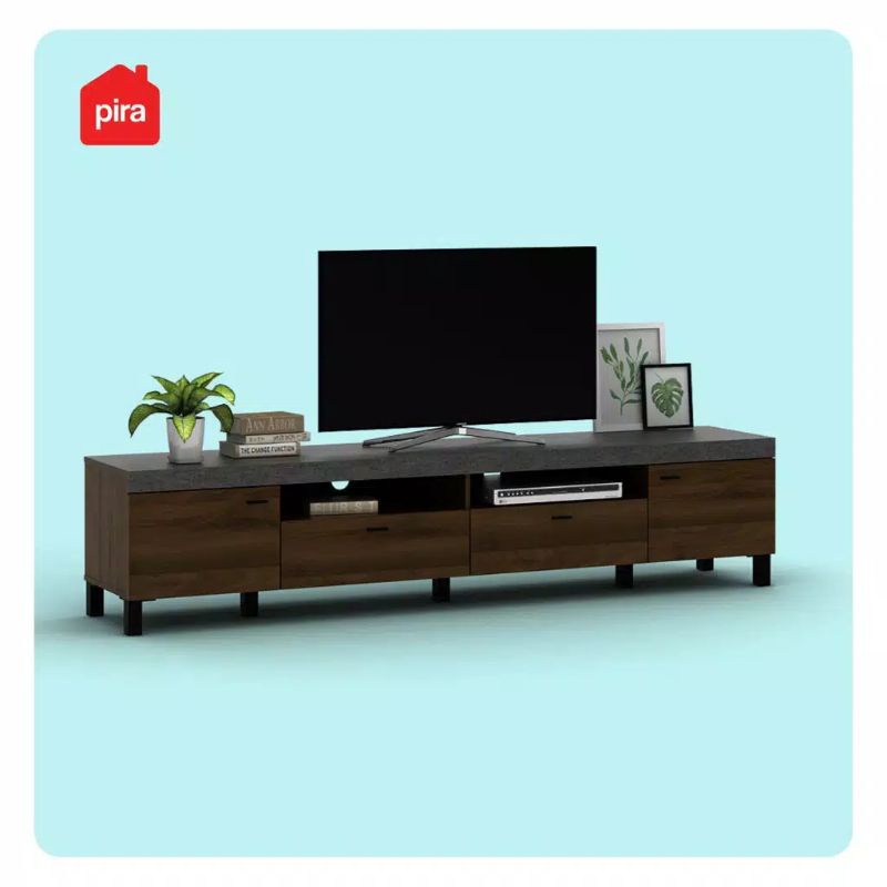 RAK TV 210 CM MEJA TV 210 BUFET TV MURAH BUFET TV MINIMALIS LEMARI TV MEJA TV RAK TV MINIMALIS LIVIN
