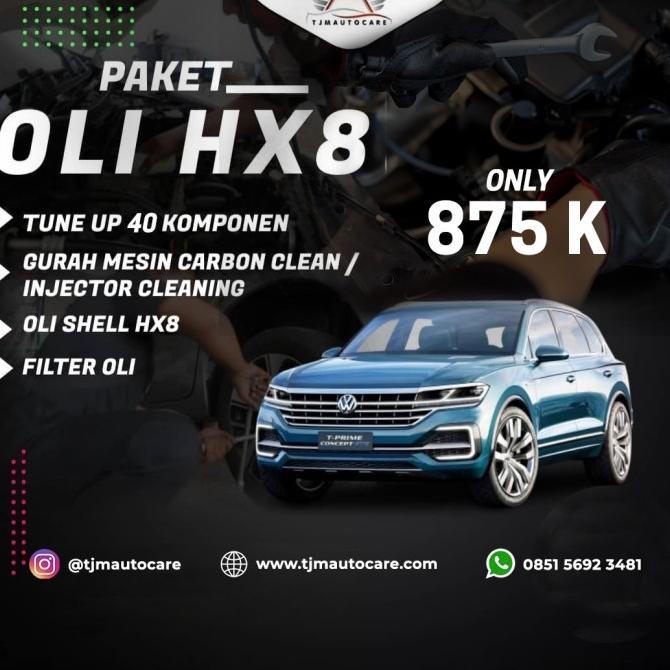 Paket Oli Shell HX8 by TJM Auto Care