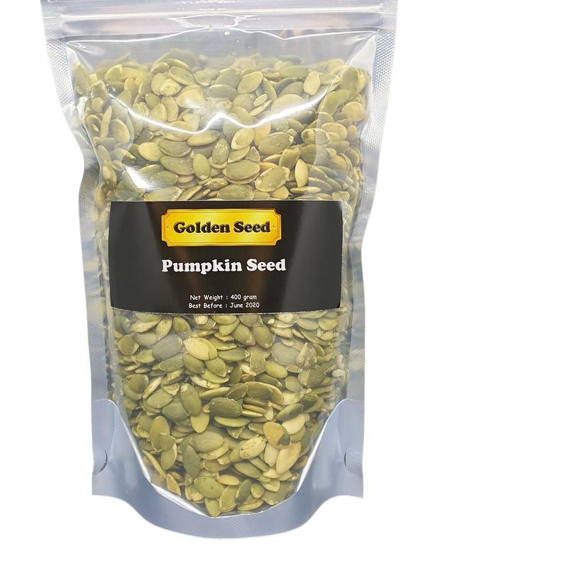 

♥ RAW PUMPKIN SEED 400 GRAM PREMIUM - BIJI LABU MENTAH 400 GR ✩