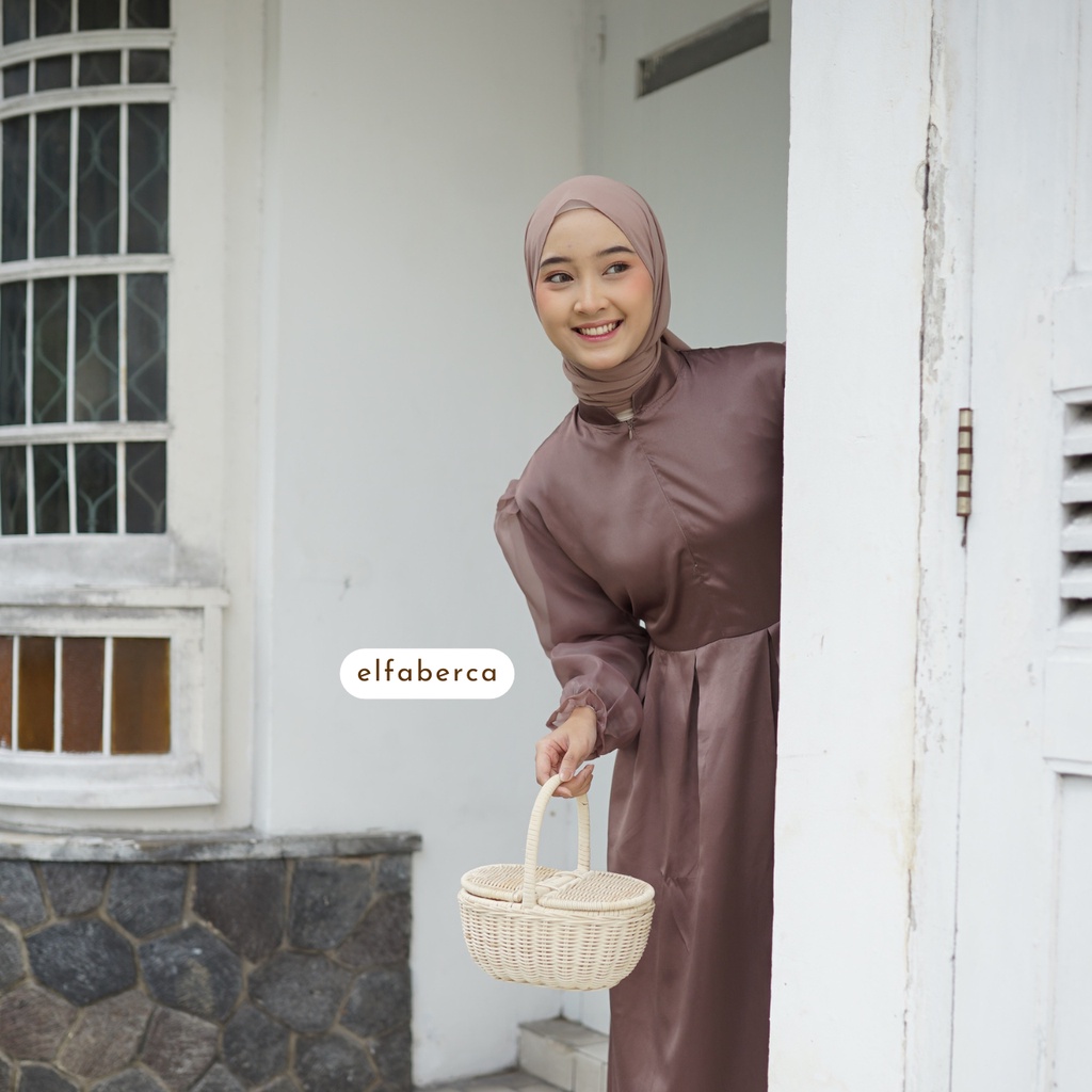 Free Kalung Hijab! LYRA SILK DRESS by elfaberca