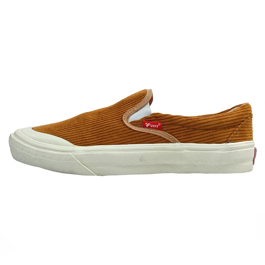 Voff - Sepatu Slip on Pria Wanita Voff Brown Edition