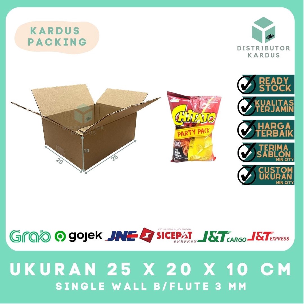 

Kardus Box Karton Packing 25x20x10 MURAH