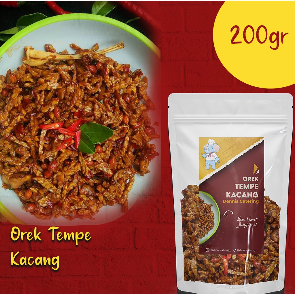 

OREK TEMPE KACANG 200GR - Lauk Matang Travel Pack Siap Makan by Dennis