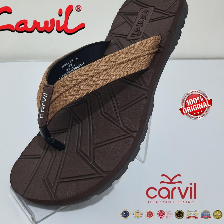 ❀ Sendal Jepit Carvil Pria Premium WOLFER & RENALDO & PIAGIO Adventure Original [DeSutan Store] ✤