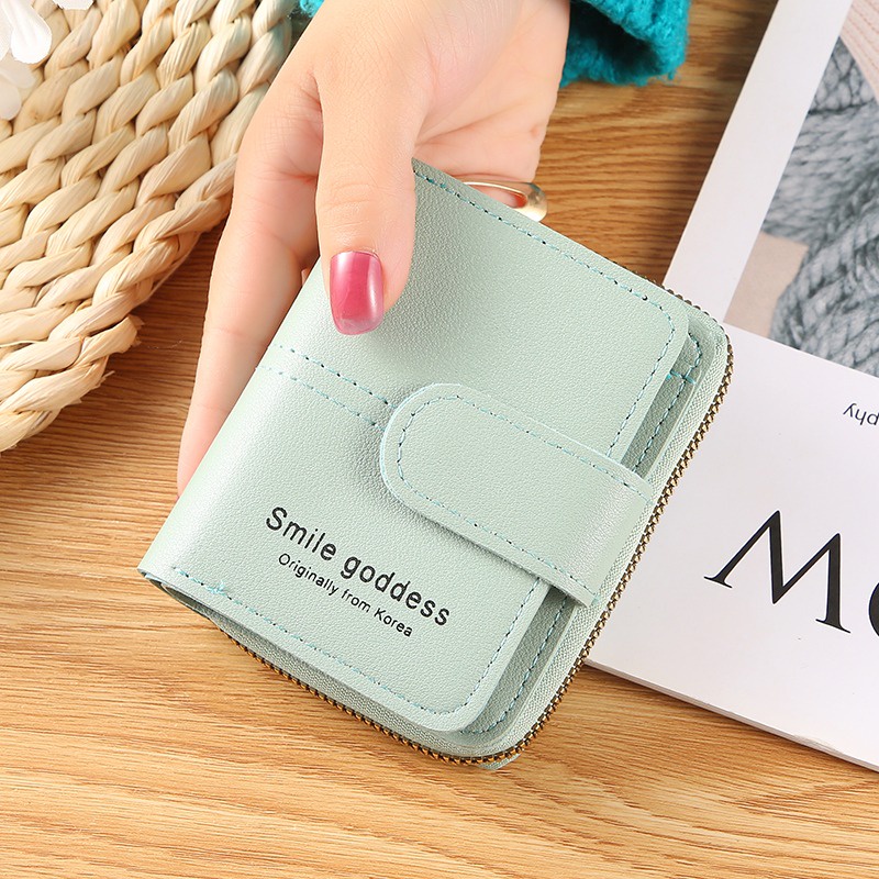 ♥DPS829♥Dompet Lipat Wanita Terbaru 916 // Dompet Lipat Wanita Trendy-878_HIJAU MUDA