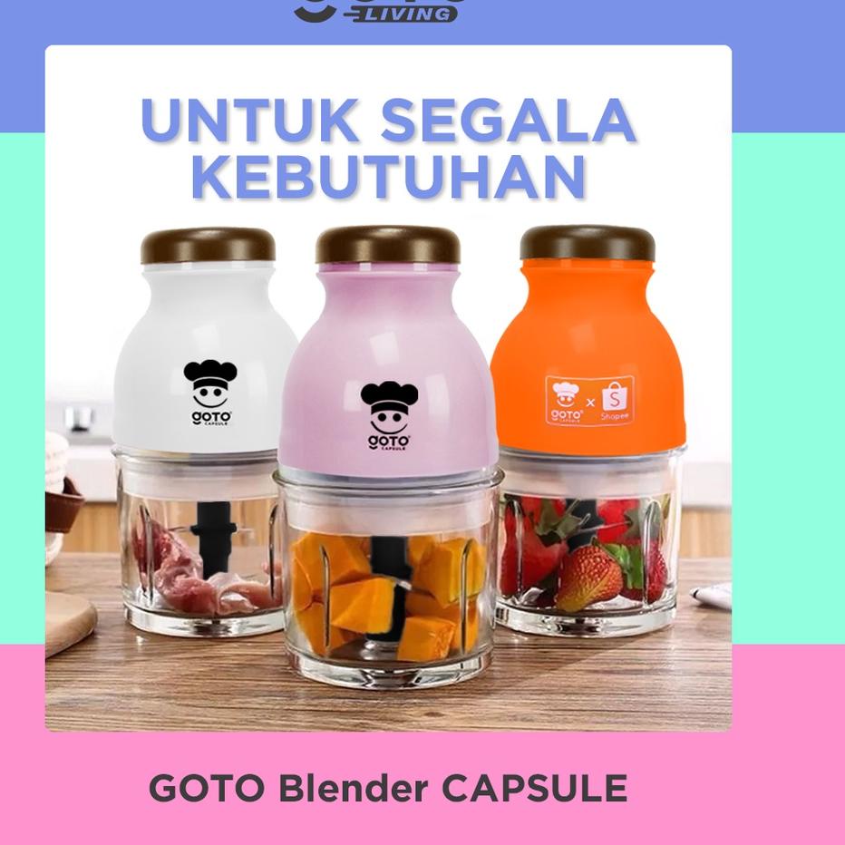 ♜ Goto Capsule Blender Penggiling Daging Blender Cutter Quatre Kapsul ✥