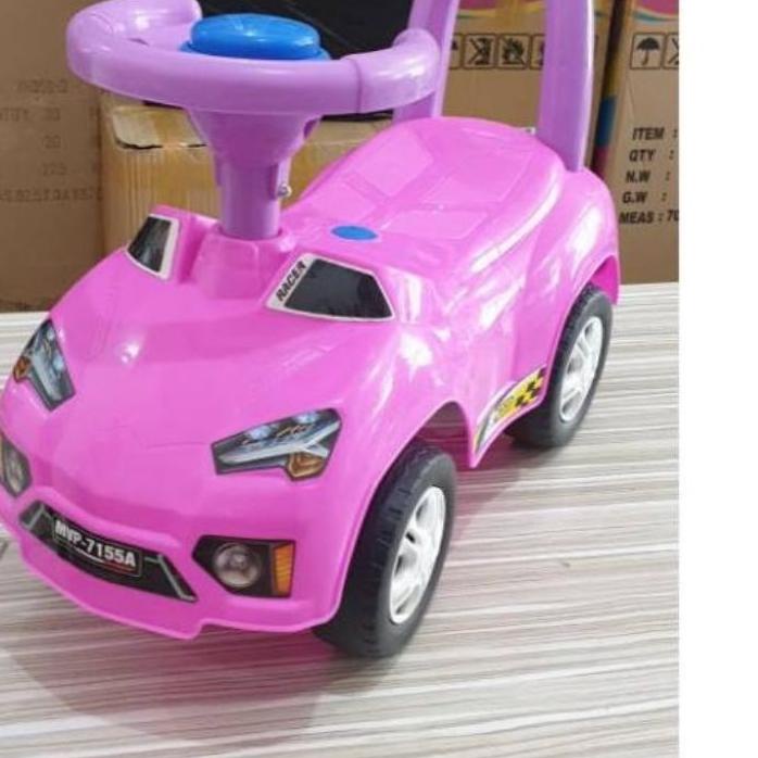 ◄ PROMO SALE!! Mobil Dorong Anak Besar Murah - Bisa Dinaiki + Musik&Sirene / MVP-7155 Lambo (Bisa ) 