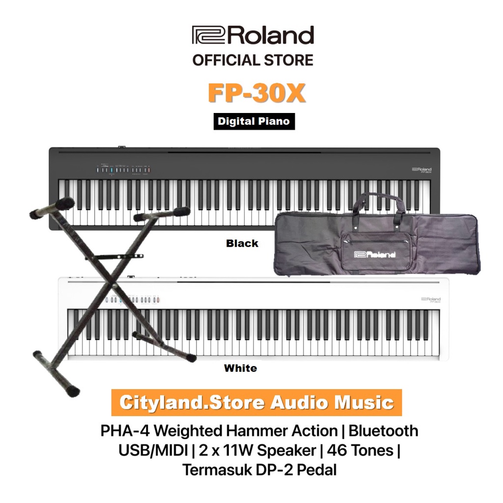 Roland FP-30X Digital Piano/ Keyboard Roland FP 30X Piano Digital