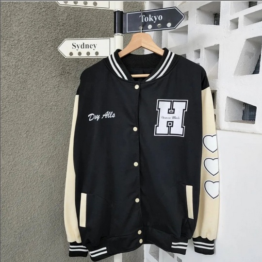 H LOVE JACKET BASEBALL VARSITY