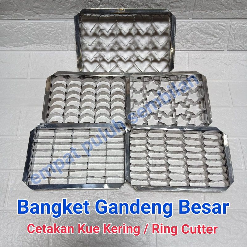CETAKAN KUE KERING - CETAKAN COOKIES - RING CUTTER - BANGKET KUKIS - BANGKET KUE KERING