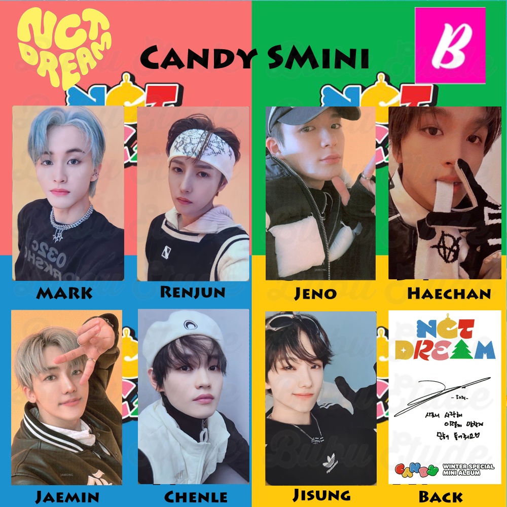 NCT DREAM CANDY SMINI ALBUM PHOTOCARD UNOFFICIAL