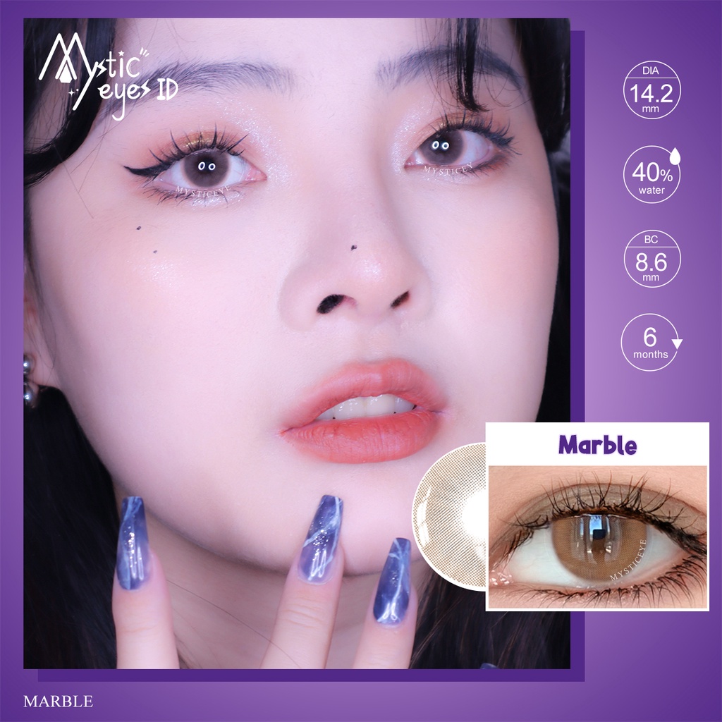 [✅COD] MYSTICEYES SOFTLENS SMOKY SERI 14.2MM (NORMAL)