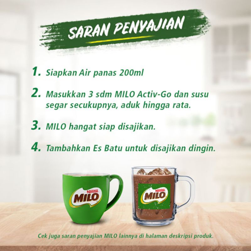 milo susu coklat sachet 22gr