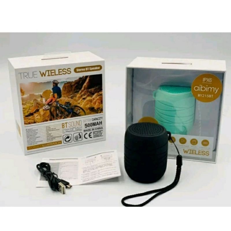 TERBARU SPEAKER MY-215 BT Speaker Bluetooth Portable MY215 Wireless Speker Warna Macaron by. sultan