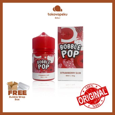 BOBBLE POP STRAWBERRY BUBBLEGUM BOBBLE 60ML AUTHENTIC by PUFF DISTRIBUTION