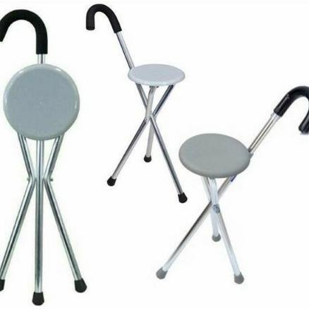 Tongkat Duduk/Kursi Tongkat Merk Sella/Tongkat Kursi Lipat/Tongkat