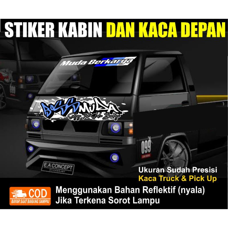 cutting stiker l300 stiker kabindepan l300 stiker l300 stiker pick up l300