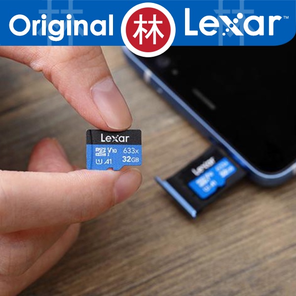 Lexar MicroSD 256GB High Performance 633x Up to 100Mb/s with Adapter