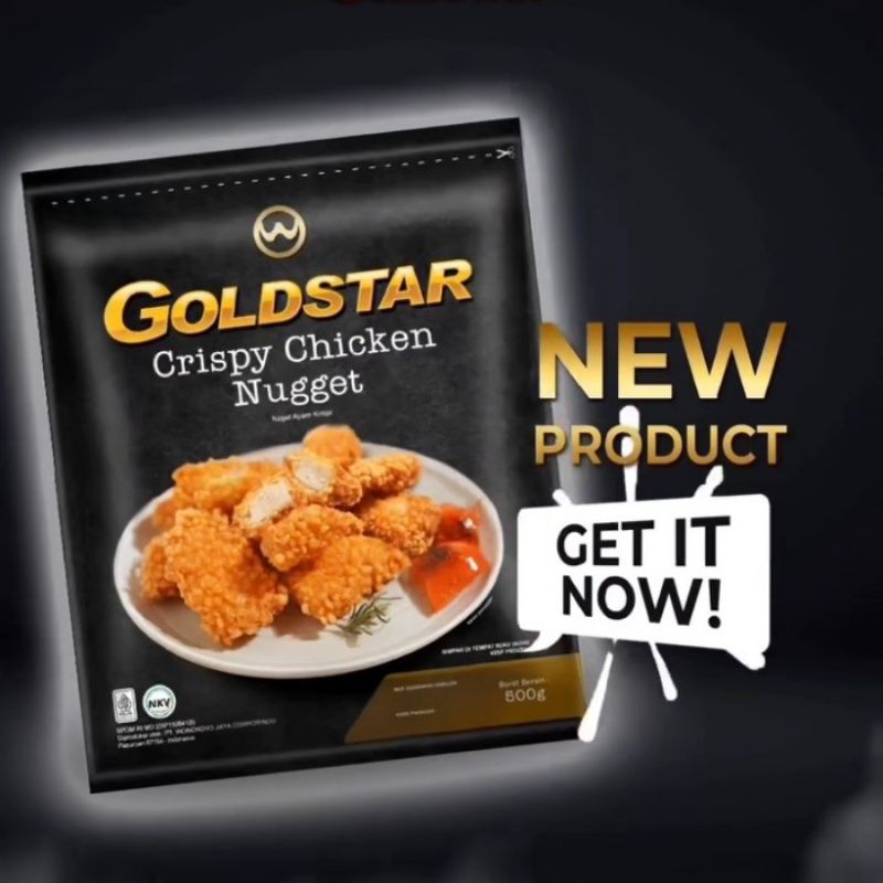 

Goldstar Chicken Nugget Crispy 500gr