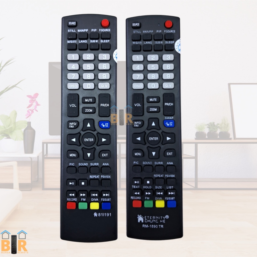 Remot Remote TV Multi POLYTRON CINEMAX BAZZOKE XCEL 81/191 1890 series