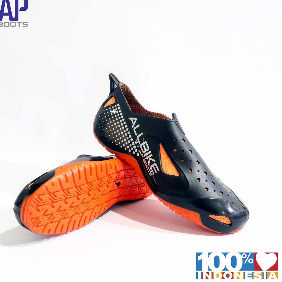 PALING DICARI AP ALL BIKE 39-43 ORANGE - SEPATU KARET PRIA HOBI SEPEDA - AP BOOTS